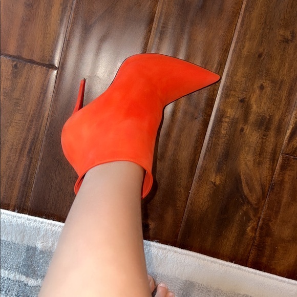 🔥Rare🔥Christian Louboutin 🔥So Kate Ankle Booties Papaya - Picture 2 of 8